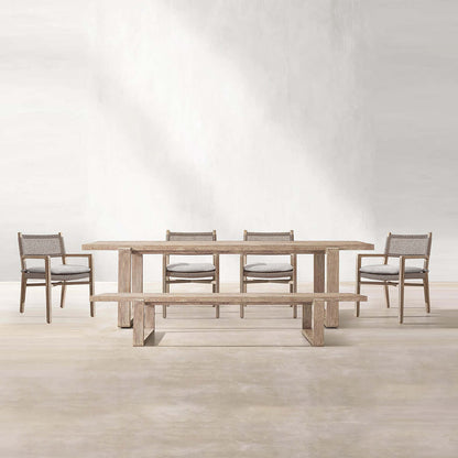 Valan Teak Garden Bench-2